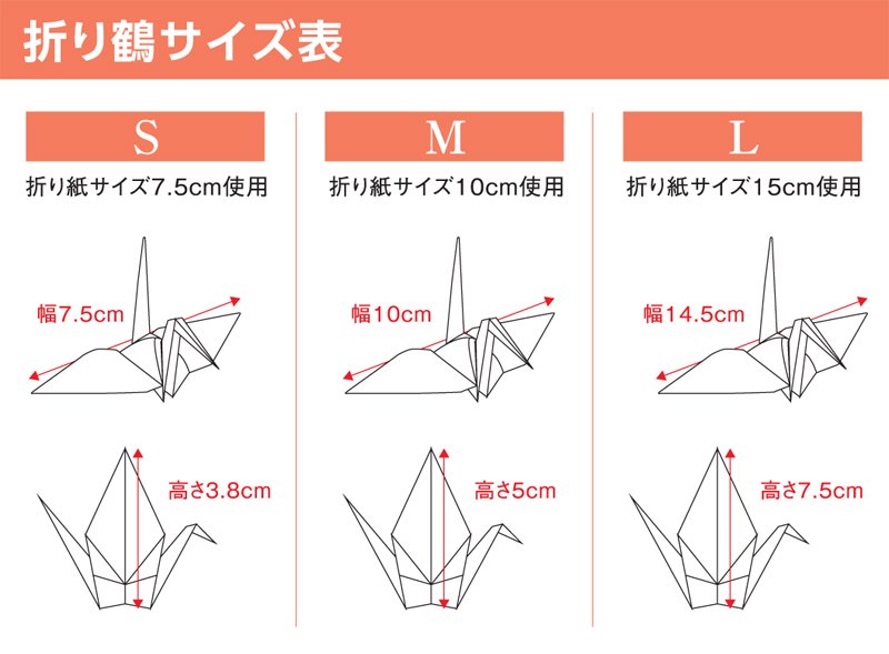友禅千代折り鶴Sサイズ 10羽 7.5cm角千代紙使用 日本のおもてなし
