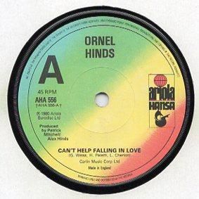 Can T Help Falling In Love Ornel Hinds 1980 Uk プレスリー カバー Cariboo Records