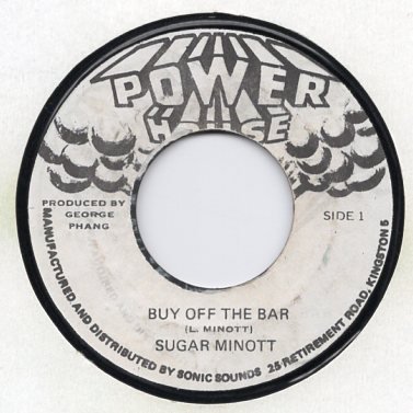 BUY OFF THE BAR / SUGAR MINOTT ( 1984 ) - CARIBOO RECORDS