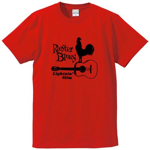 ライトニン・スリム / ルースター・ブルース （RED） - ロックTシャツ バンドTシャツ通販 ローデッド
