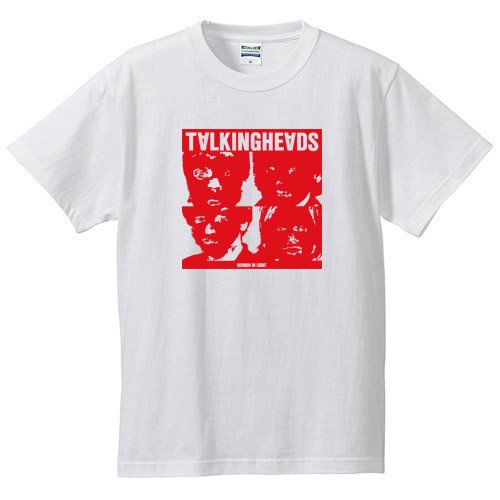 トーキング・ヘッズ / リメイン・イン・ライト （WHITE PRINT RED) - ロックTシャツ バンドTシャツ通販 ローデッド