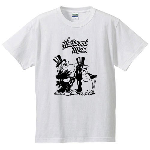 フリートウッド・マック / ペンギン （WHITE） - ロックTシャツ バンドTシャツ通販 ローデッド