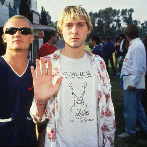 ダニエル・ジョンストン （WHITE) - ロックTシャツ バンドT