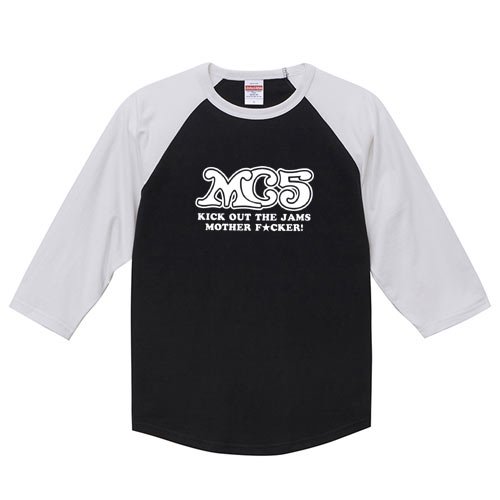 MC5 / ロゴ （キック・アウト・ザ・ジャムズ） - ラグラン七分袖 （4色) - ロックTシャツ バンドTシャツ通販 ローデッド