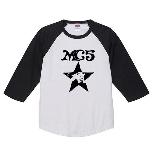 激安の スター / MC5 - バンドT ロックTシャツ - （4色) ラグラン七分袖 トップス
