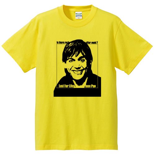 イギー・ポップ / ラスト・フォーライフ （YELLOW） - ロックTシャツ バンドTシャツ通販 ローデッド