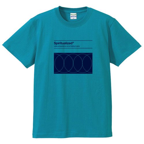 スピリチュアライズド / 宇宙遊泳 （TURQUOISEBLUE) - ロックTシャツ バンドTシャツ通販 ローデッド
