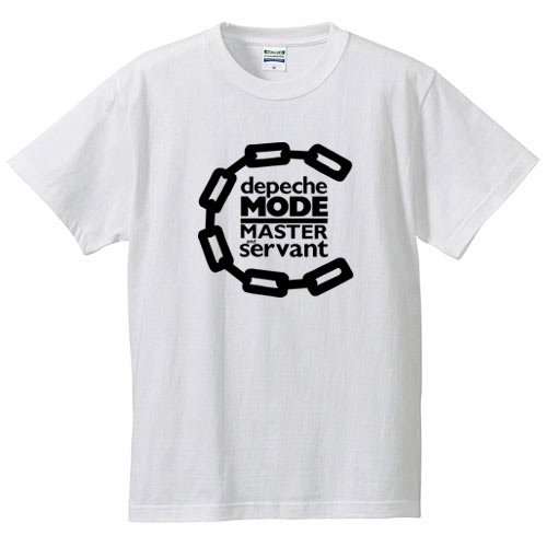 デペッシュ・モード / マスター・アンド・サーバント （WHITE） - ロックTシャツ バンドTシャツ通販 ローデッド