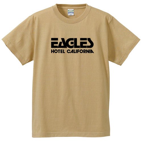 イーグルス / ホテル・カリフォルニア（LIGHTBEIGE） - ロックTシャツ バンドTシャツ通販 ローデッド