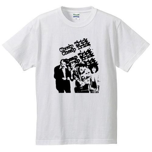 チープ トリック イラスト White ロックtシャツ バンドtシャツ通販 ローデッド チープ トリック イラスト White ロックtシャツ バンドtシャツ通販 ローデッド
