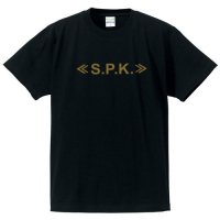 SPK /  BLACK print gold