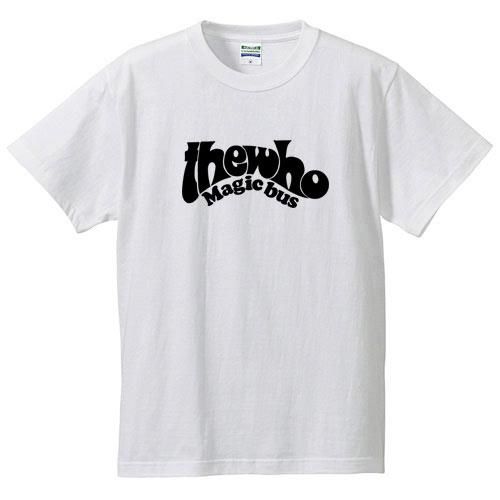 ザ フー マジック バス ロゴ White ロックtシャツ バンドtシャツ通販 ローデッド