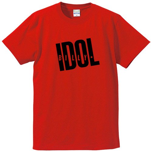 ビリー・アイドル / ロゴ（RED） - ロックTシャツ バンドTシャツ通販 ローデッド