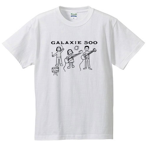 ギャラクシー500 / ILLUST (WHITE) - ロックTシャツ バンドTシャツ通販