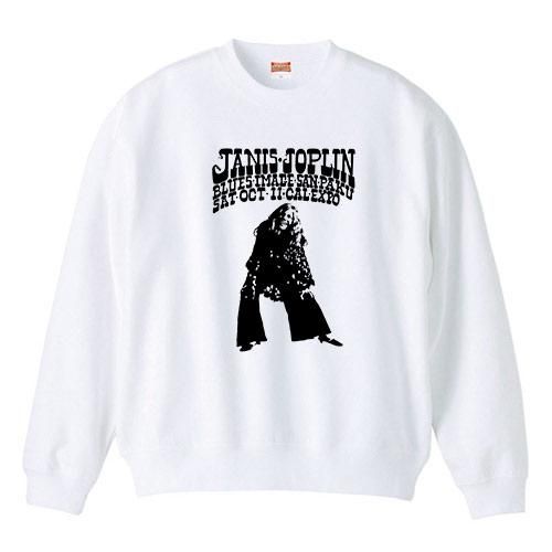 TMT Janis Joplin ジャニス・ジョプリン　スウェット XL ジャニス・ジョプリン/ ライブ －トレーナー(4色) - ロックT