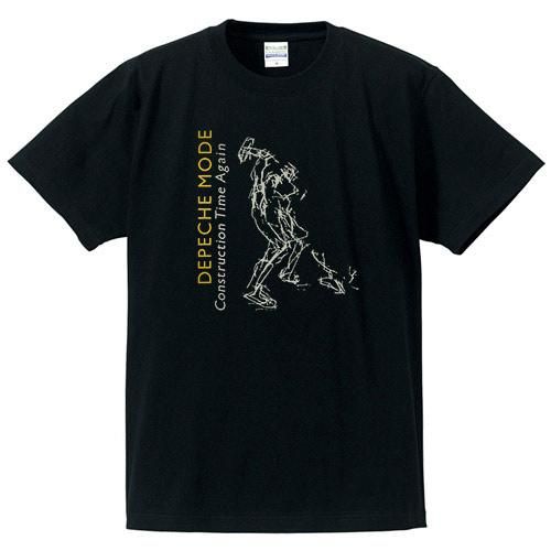 デペッシュ・モード / コンストラクション・タイム・アゲイン（BLACK） - ロックTシャツ バンドTシャツ通販 ローデッド