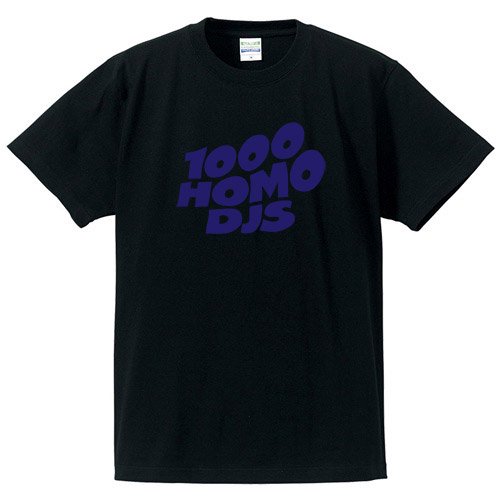 ワンサウザンド・ホモ・DJズ (ミニストリー) / ロゴ （BLACK print PURPLE） - ロックTシャツ バンドTシャツ通販 ローデッド