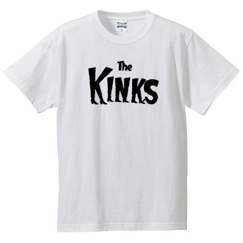 キンクス / LOGO （WHITE) - ロックTシャツ バンドTシャツ通販 ローデッド