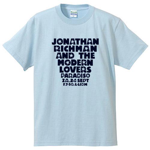 ジョナサン・リッチマン・アンド・ザ・モダン・ラヴァーズ / ポスター・アート （LIGHT BLUE） - ロックTシャツ バンドTシャツ通販  ローデッド