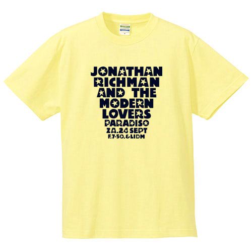 ジョナサン・リッチマン・アンド・ザ・モダン・ラヴァーズ / ポスター・アート （LIGHTYELLOW） - ロックTシャツ バンドTシャツ通販  ローデッド