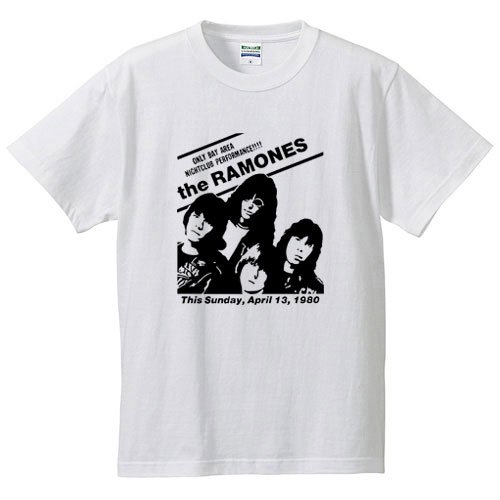 ラモーンズ / ポスター・アート （WHITE） - ロックTシャツ バンドTシャツ通販 ローデッド