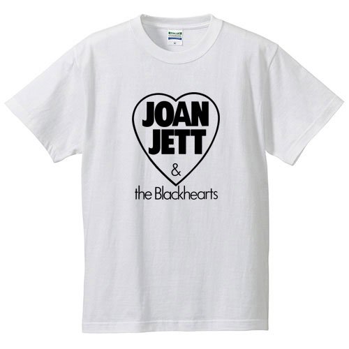 ジョーン・ジェット&ザ・ブラックハーツ / LOGO （WHITE） - ロックTシャツ バンドTシャツ通販 ローデッド