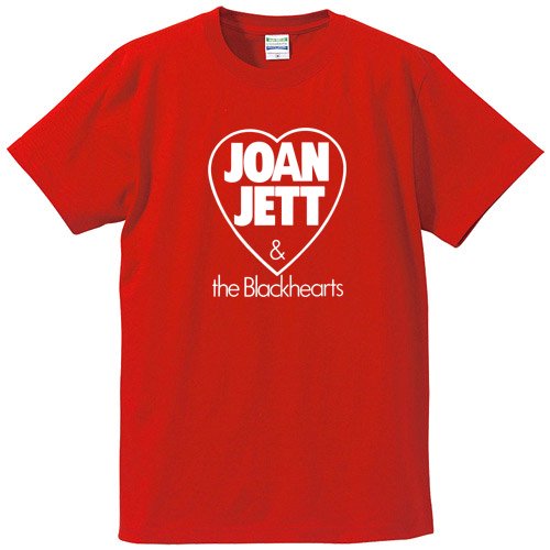 ジョーン・ジェット&ザ・ブラックハーツ / LOGO （RED) - ロックTシャツ バンドTシャツ通販 ローデッド