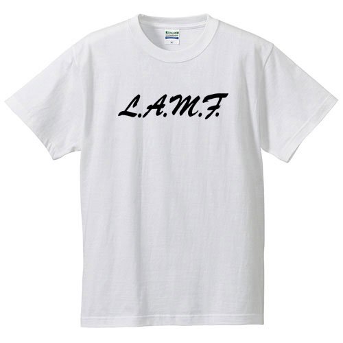 ジョニー・サンダース / LAMF LOGO （WHITE） - ロックTシャツ バンドTシャツ通販 ローデッド