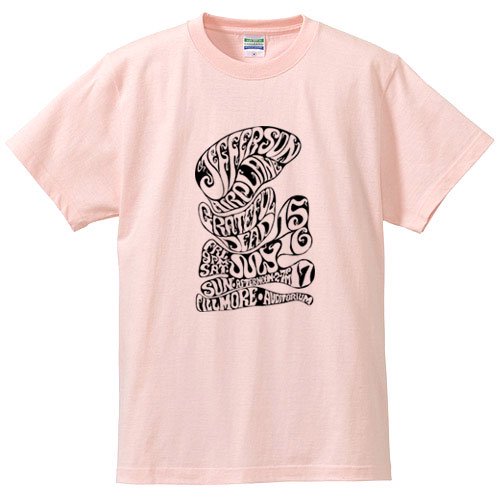 ジェファーソン・エアプレイン ＋ グレイトフル・デッド / コンサート・ポスター （BABYPINK） - ロックTシャツ バンドTシャツ通販  ローデッド