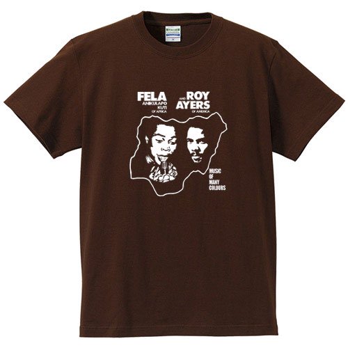 フェラ・クティ・アンド・ロイ エアーズ / ミュージック・オブ・メニー・カラーズ （BROWN） - ロックTシャツ バンドTシャツ通販 ローデッド