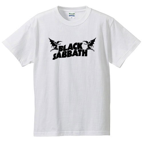 ブラック・サバス / ロゴ （WHITE） - ロックTシャツ バンドTシャツ通販 ローデッド