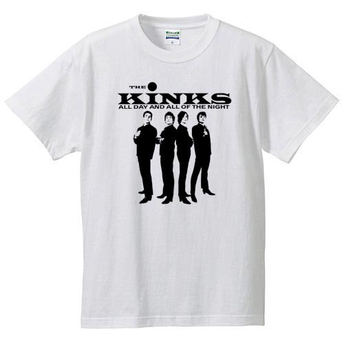 キンクス / オール・デイ・アンド・オール・オブ・ザ・ナイト（WHITE） - ロックTシャツ バンドTシャツ通販 ローデッド