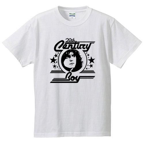 T レックス センチュリー ボーイ White ロックtシャツ バンドtシャツ通販 ローデッド