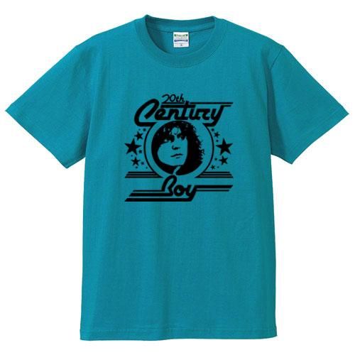 T レックス センチュリー ボーイ Turquoiseblue ロックtシャツ バンドtシャツ通販 ローデッド