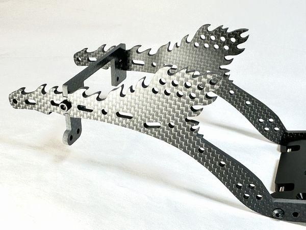 GEISHA RACING RC】 BURNING KAMIKAZE FS スキッドプレート