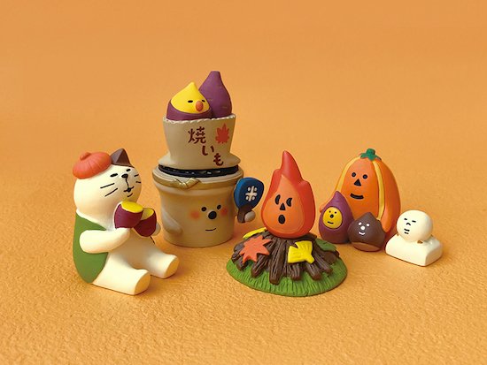 Decole(デコレ)】concombre(コンコンブル)焼き芋インコ＆焼き芋猫 ...