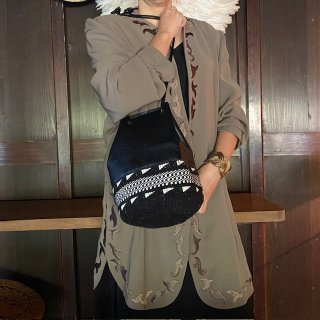 完売中  数量限定 送料無料　【Ruise B Original Fusion Leather Bag】 革：ブラック