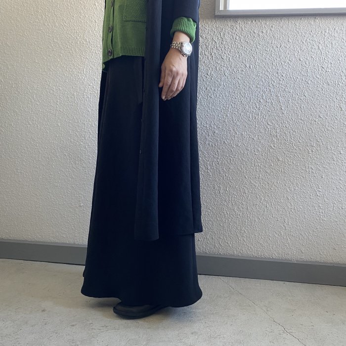 長身女性へ RuiseB オリジナル フィット 巻きスカート (LONG TYPE）
