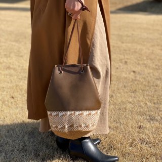 再販 数量限定 送料無料　【Ruise B Original Fusion Leather Bag】 革：ブラウン