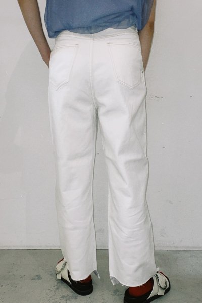 YENN HIGH RISE TUCK WIDE PT【WHITE】 - chelsea tokyo