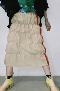 <img class='new_mark_img1' src='https://img.shop-pro.jp/img/new/icons14.gif' style='border:none;display:inline;margin:0px;padding:0px;width:auto;' />youmolaugh POCO LINE SHIRRING SKIRT