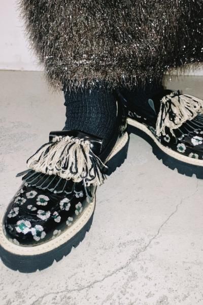 美品 JUCO. ローファー JUCO / 海底ネオンライトローファー【別注仕様