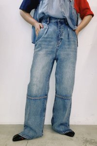 <img class='new_mark_img1' src='https://img.shop-pro.jp/img/new/icons53.gif' style='border:none;display:inline;margin:0px;padding:0px;width:auto;' />YENN HIGH RISE TUCK WIDE PTDENIM