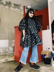 <img class='new_mark_img1' src='https://img.shop-pro.jp/img/new/icons14.gif' style='border:none;display:inline;margin:0px;padding:0px;width:auto;' />sister jane Paddle Jacquard Mini Dress