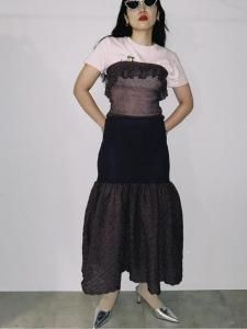 <img class='new_mark_img1' src='https://img.shop-pro.jp/img/new/icons14.gif' style='border:none;display:inline;margin:0px;padding:0px;width:auto;' />Nadia Wire BUBBLE DRESS<brown>