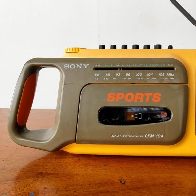 sony sports ソニースポーツ ラジカセ CFM-104-