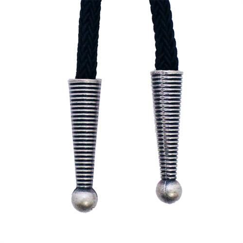 e135ブラック オーバル ストーン 黒曜石 ループタイ ネックレス ブラック オーバル ストーン 黒曜石 ループタイ ネックレス