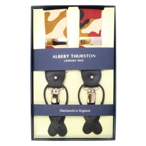 ALBERT THURSTON アルバートサーストン サスペンダー レッド