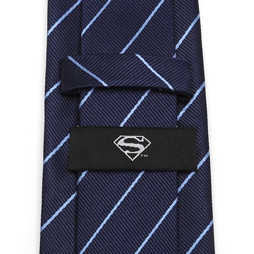 Superman スーパーマン デイリープラネット ネイビー ストライプ ネクタイ 蝶ネクタイ ボウタイ 専門店 Bowties Jp