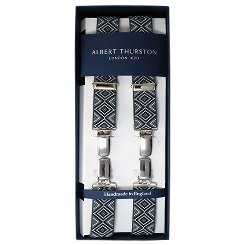 ALBERT THURSTON アルバートサーストン サスペンダー ELASTIC グレー